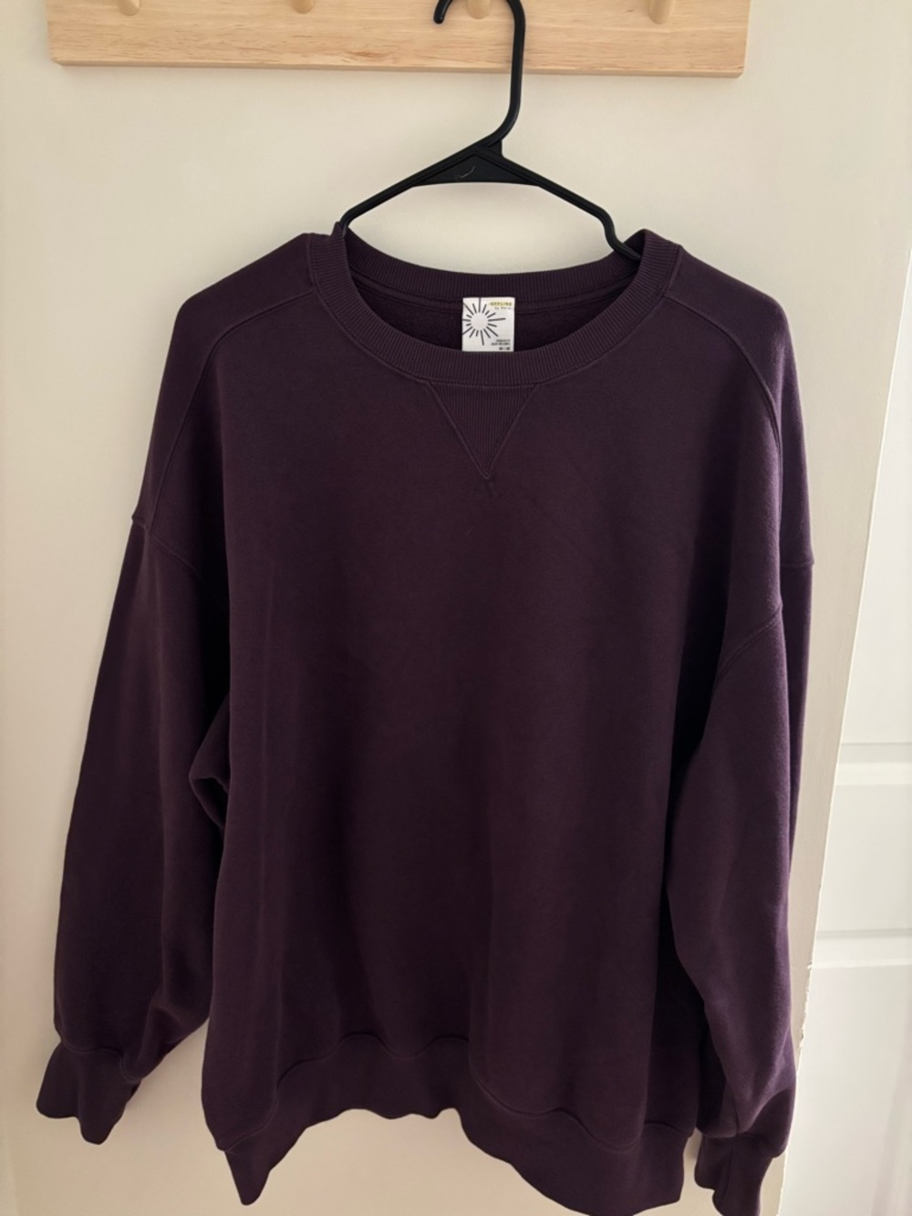 Aerie OFFLINE Plum Crewneck Sweatshirt - Classic Pullover